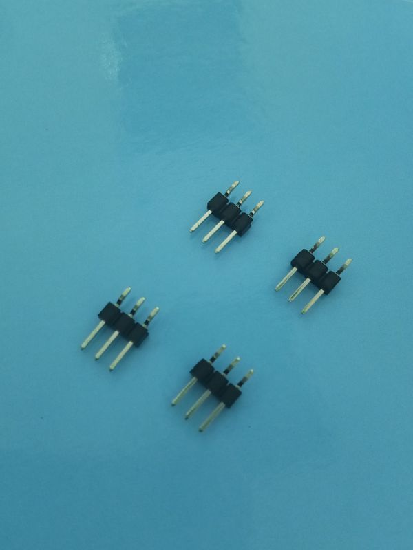 2.54mm Right Angle SMD Type Pin Header Connector Gold - Plated Material 2.5mm Height